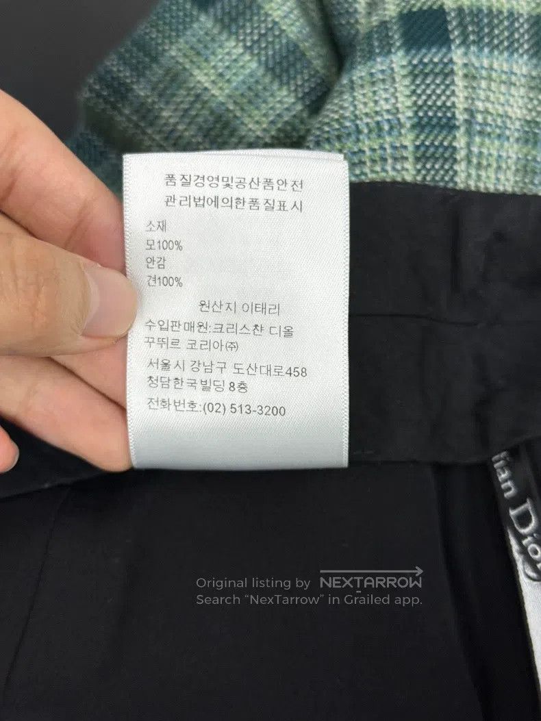 Dior Dior Green plaid skirt and pants Size 42" / US 20 - 7 Thumbnail