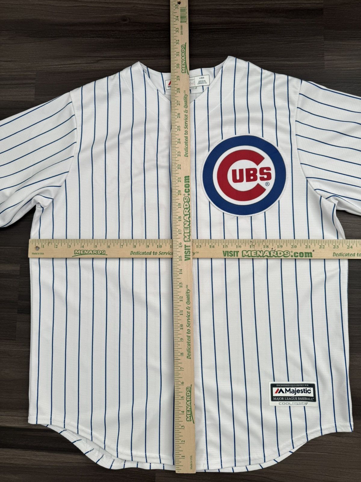 Majestic Chicago Cubs Wilson Contreras #40 MLB Pinstripe Jersey Size US L / EU 52-54 / 3 - 5 Thumbnail