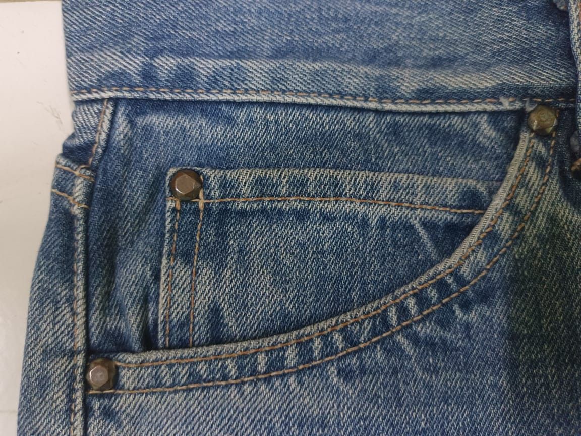Fiorucci × Japanese Brand Vintage Fiorucci Safety Jeans Italy Red Selvedge Size US 31 - 12 Thumbnail