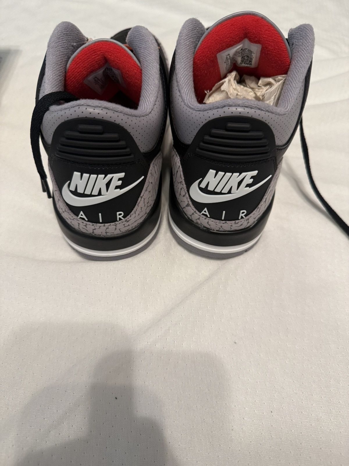 Jordan Brand JORDAN 3 BLACK CEMENT Size US 9.5 / EU 42-43 - 8 Thumbnail
