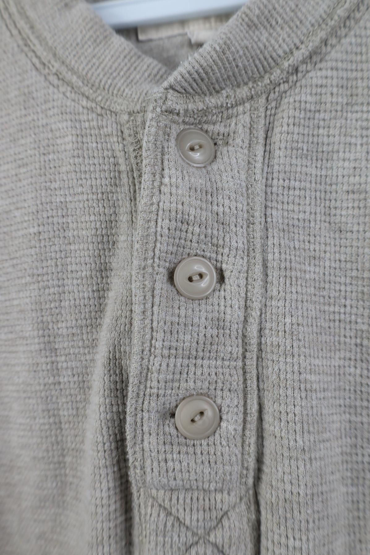 Eddie Bauer Vintage Eddie Bauer Waffle Knit long Sleeve Henley T-Shirt Size US L / EU 52-54 / 3 - 4 Thumbnail