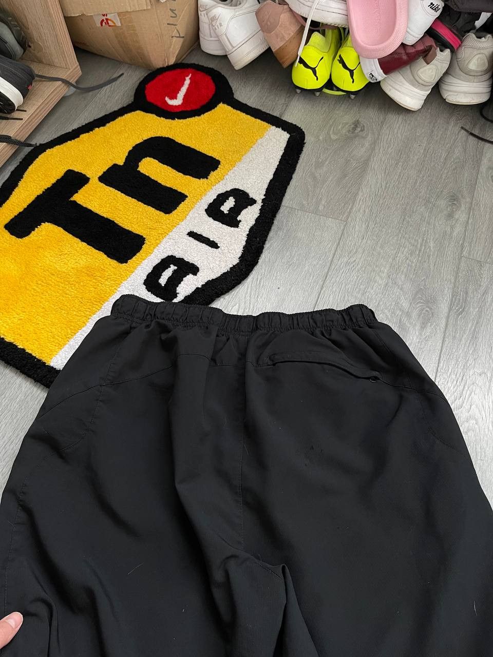 Nike × Streetwear × Vintage nike swoosh drill baggy nike track pants Size US 36 / EU 52 - 10 Thumbnail