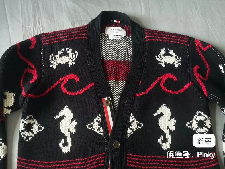 Thom Browne Thom Browne size2 Pure cotton cardigan Size US M / EU 48-50 / 2 - 2 Thumbnail