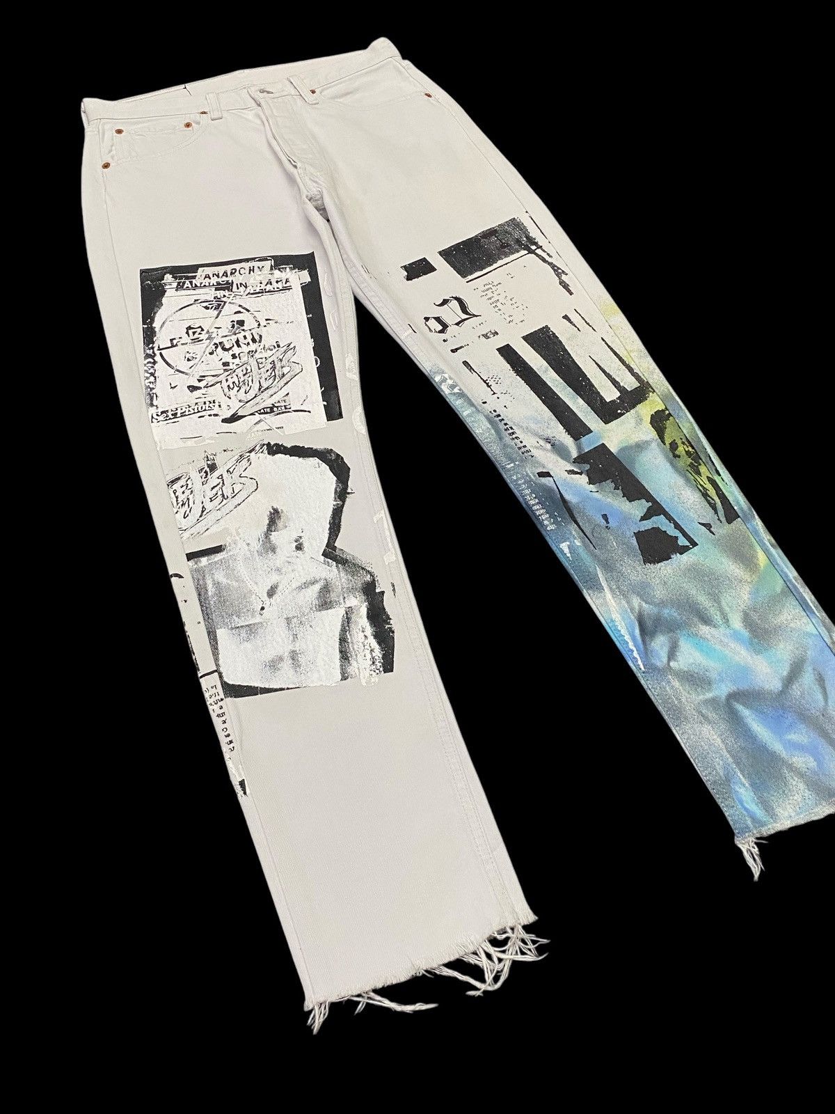 Japanese Brand × Levi's Levi’s X Cote Mer Printed “Sex Pistol” Anarchy In The Japan Size US 30 / EU 46 - 22 Thumbnail