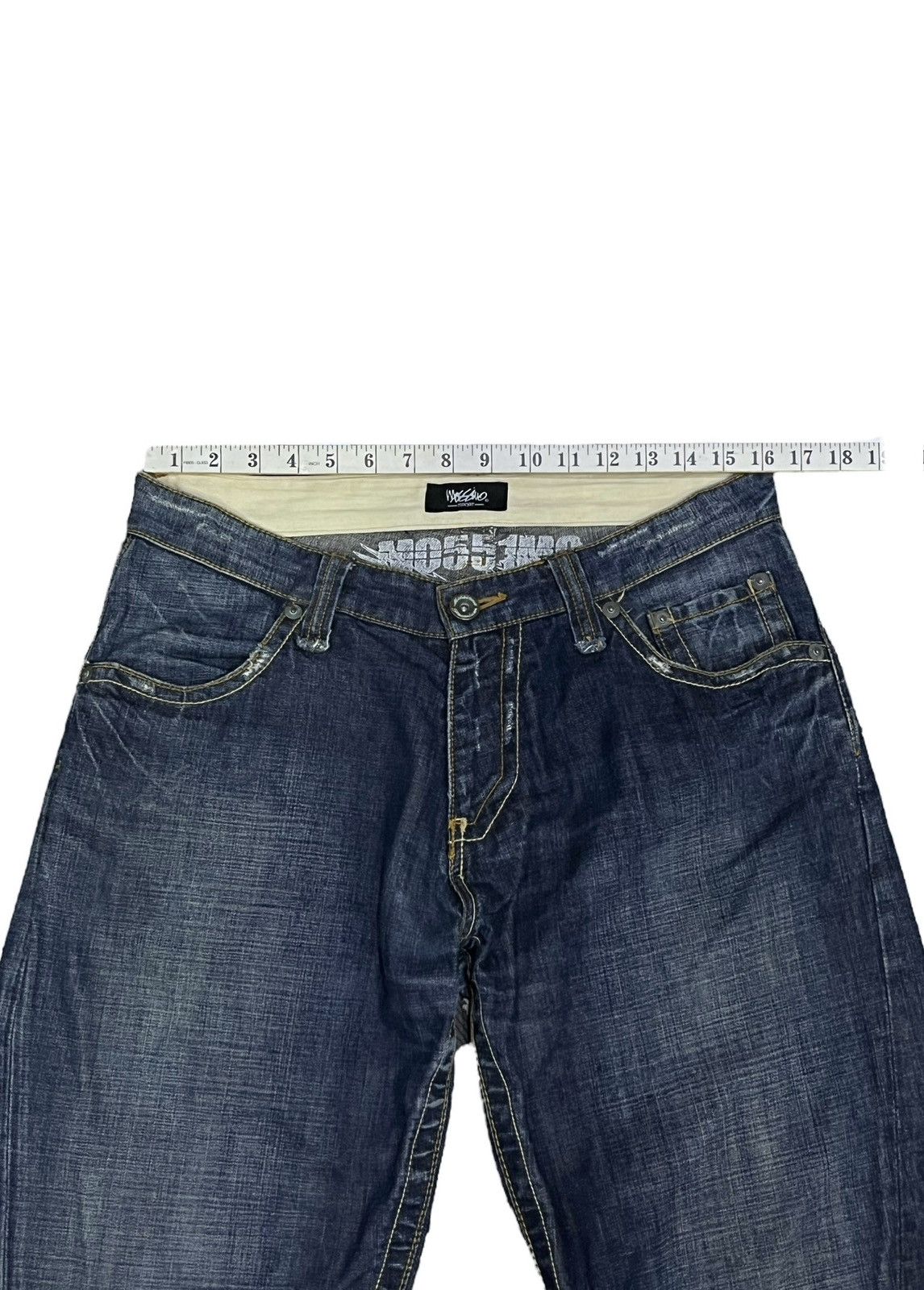 Mossimo Vintage Mossimo Super Flare Wide Leg Jeans Y2K Size US 32 / EU 48 - 9 Thumbnail