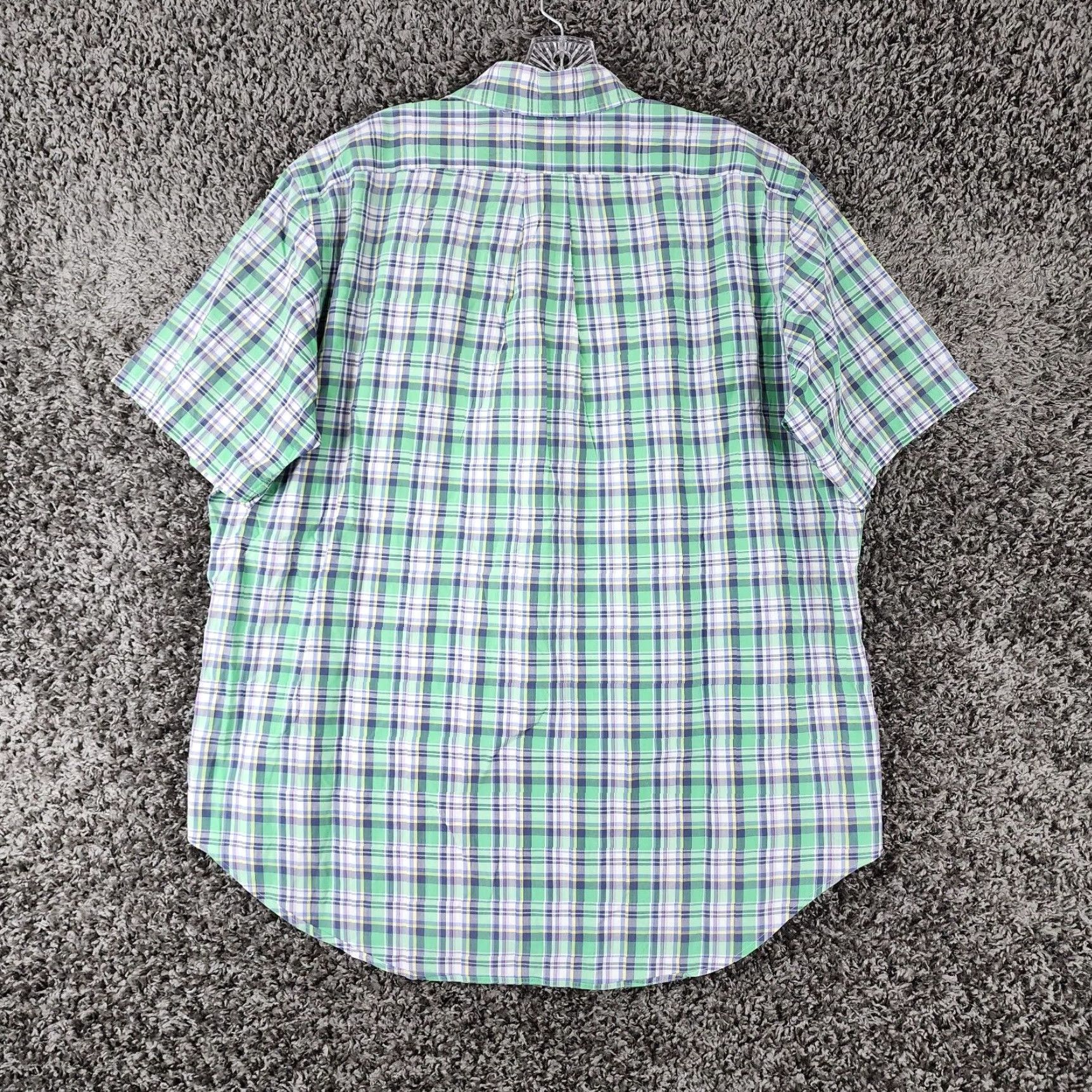Ralph Lauren RALPH LAUREN Green Plaid Classic Fit Button-Up Shirt Adult L Mens Size US 33 - 6 Thumbnail