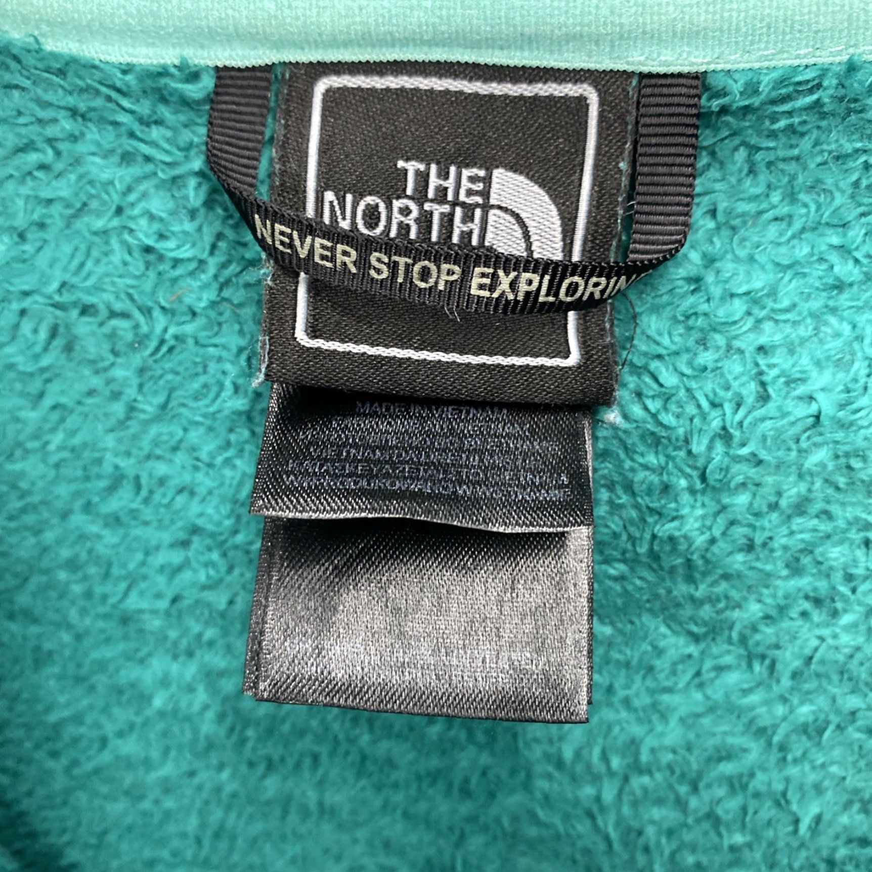 The North Face The North Face Osito Fuzzy Fleece Full Zip Jacket Womens Green S Size S / US 4 / IT 40 - 6 Thumbnail
