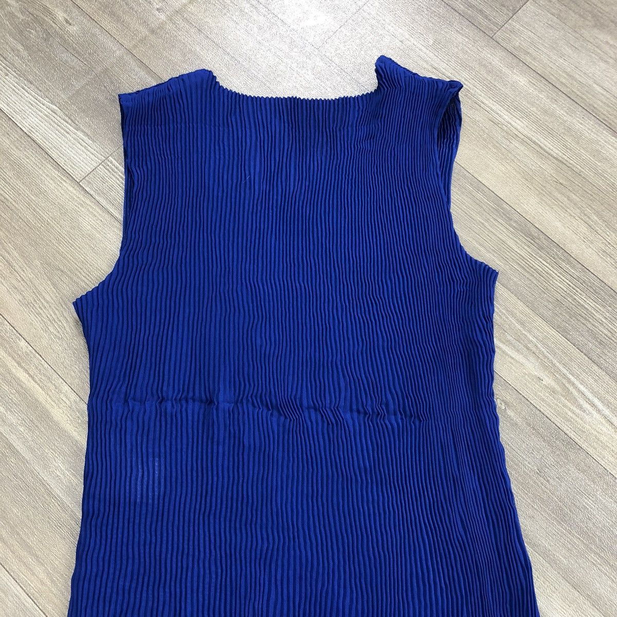 Issey Miyake × Japanese Brand × Vintage Vtg Arte Soie Issey Miyake Pleats Please Inspired Tank Tops Size M / US 6-8 / IT 42-44 - 9 Thumbnail