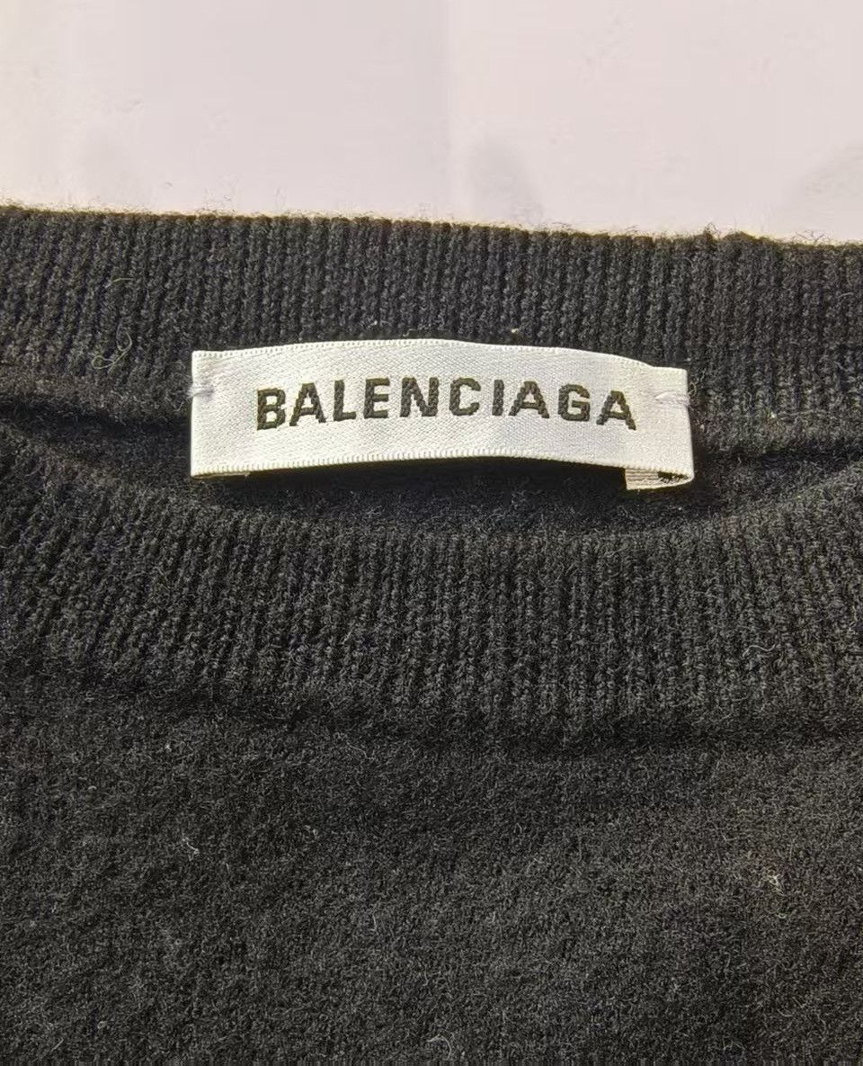 Balenciaga Balenciaga "BB Mode" Wool Sweater Size XS / US 0-2 / IT 36-38 - 3 Thumbnail