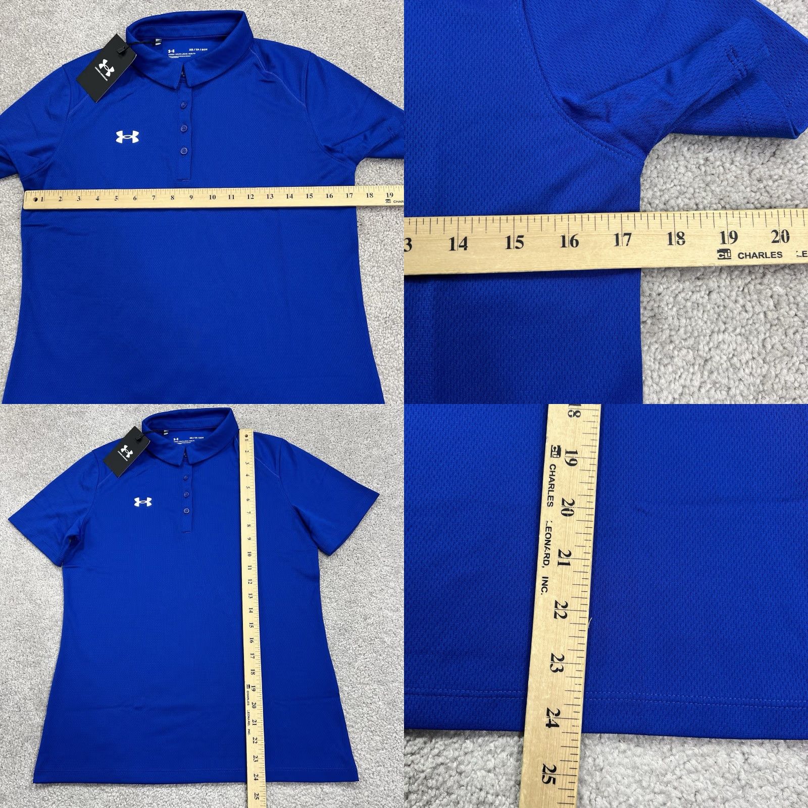 Under Armour Under Armour Polo Shirt Women XS Blue Team Tech Athletic Active 1370431 NWT New NWT Size XS / US 0-2 / IT 36-38 - 8 Thumbnail