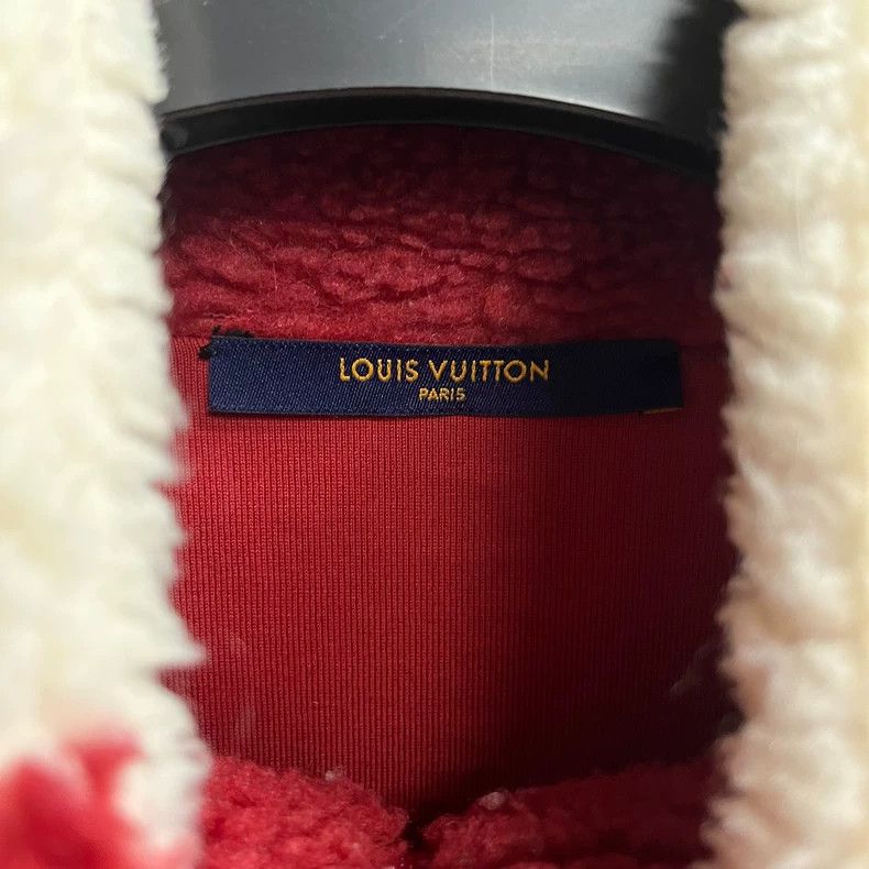 Louis Vuitton Louis Vuitton Red Checkerboard Alphabet Embroidered Zip Col Size US L / EU 52-54 / 3 - 3 Thumbnail