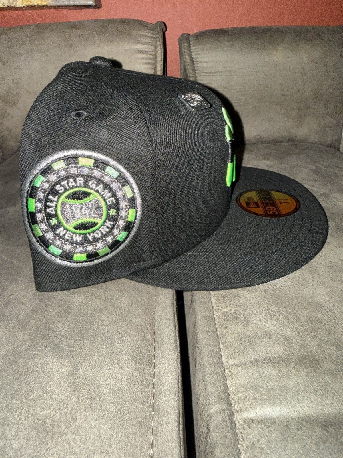 New Era New York Yankees 1942 All Star Game Neon Metallic fitted Size ONE SIZE - 2 Thumbnail