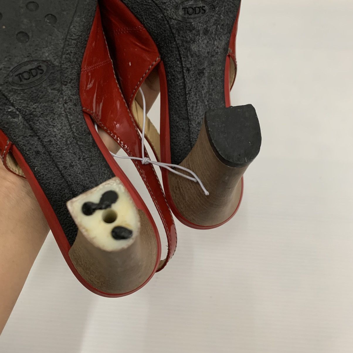 Tod's Authentic Tods Red Heels Size US 6.5 / IT 36.5 - 8 Thumbnail