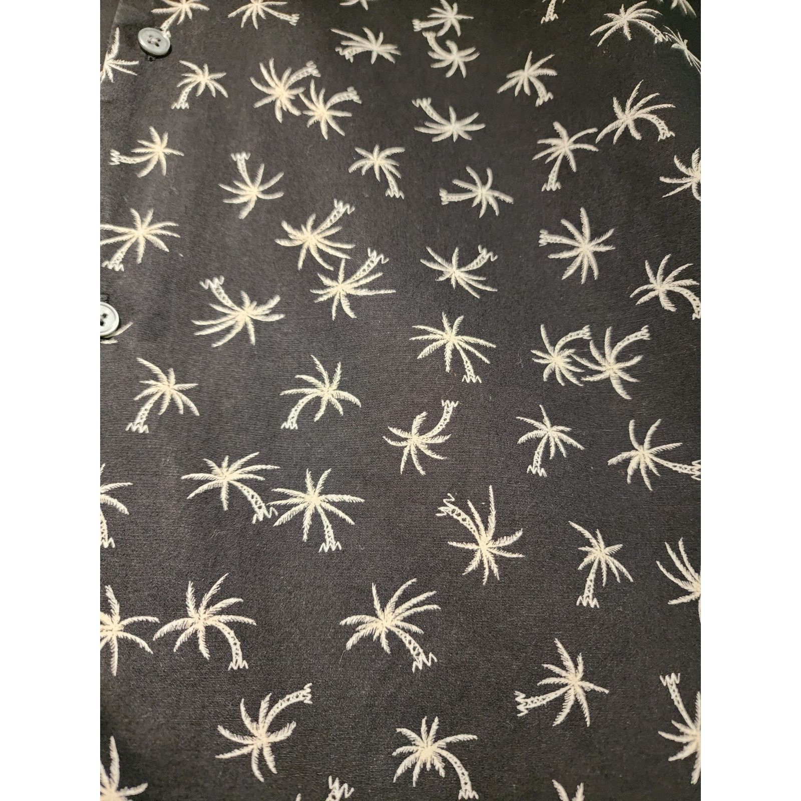 Slate & Stone Slate & Stone Mens shortsleeve Shirt Black &White palms M Size US M / EU 48-50 / 2 - 4 Thumbnail
