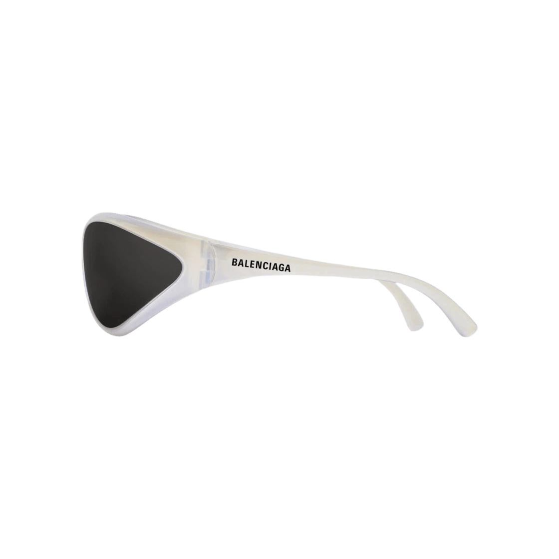 Balenciaga o1bcso1str0625 Size: OS / 90s Oval Sunglasses in White Size ONE SIZE - 3 Thumbnail