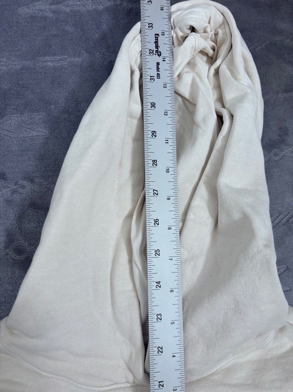 Talentless Men's Talentless LA, quarantine club Hoodie M Beige & Navy Size US L / EU 52-54 / 3 - 8 Thumbnail