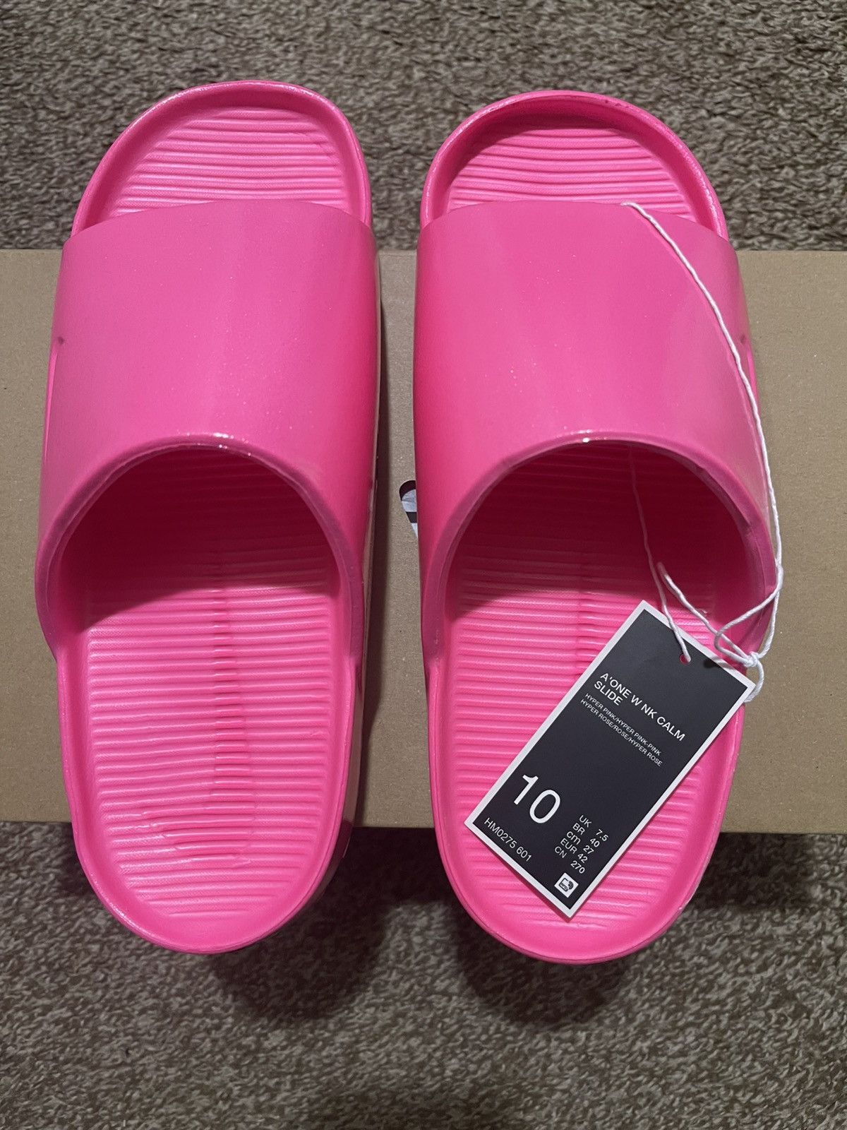Nike *New* Nike A'ja Wilson A'One Calm Slide - Hyper Pink Size US 10 / IT 40 - 4 Thumbnail