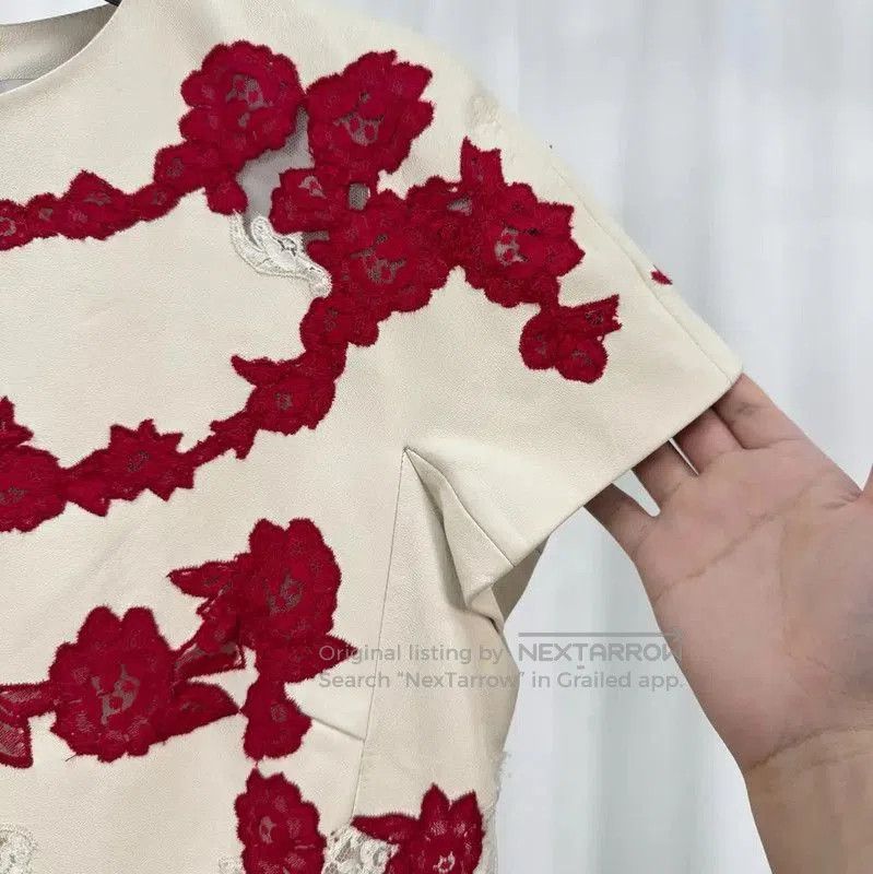 Valentino Valentino Embroidered Color Block A-Line Dress . Size XL / US 12-14 / IT 48-50 - 4 Thumbnail