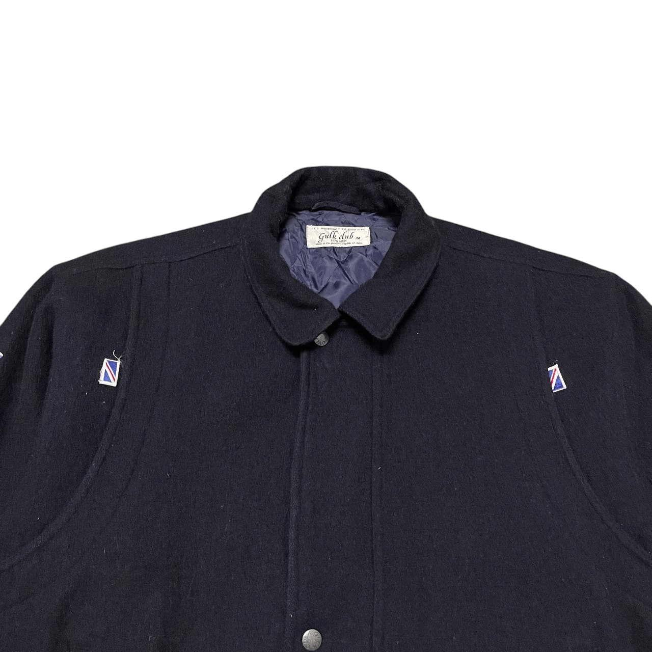 Issey Miyake Vintage Gulk Club for Men Wool Bomber Jacket Size US M / EU 48-50 / 2 - 2 Thumbnail