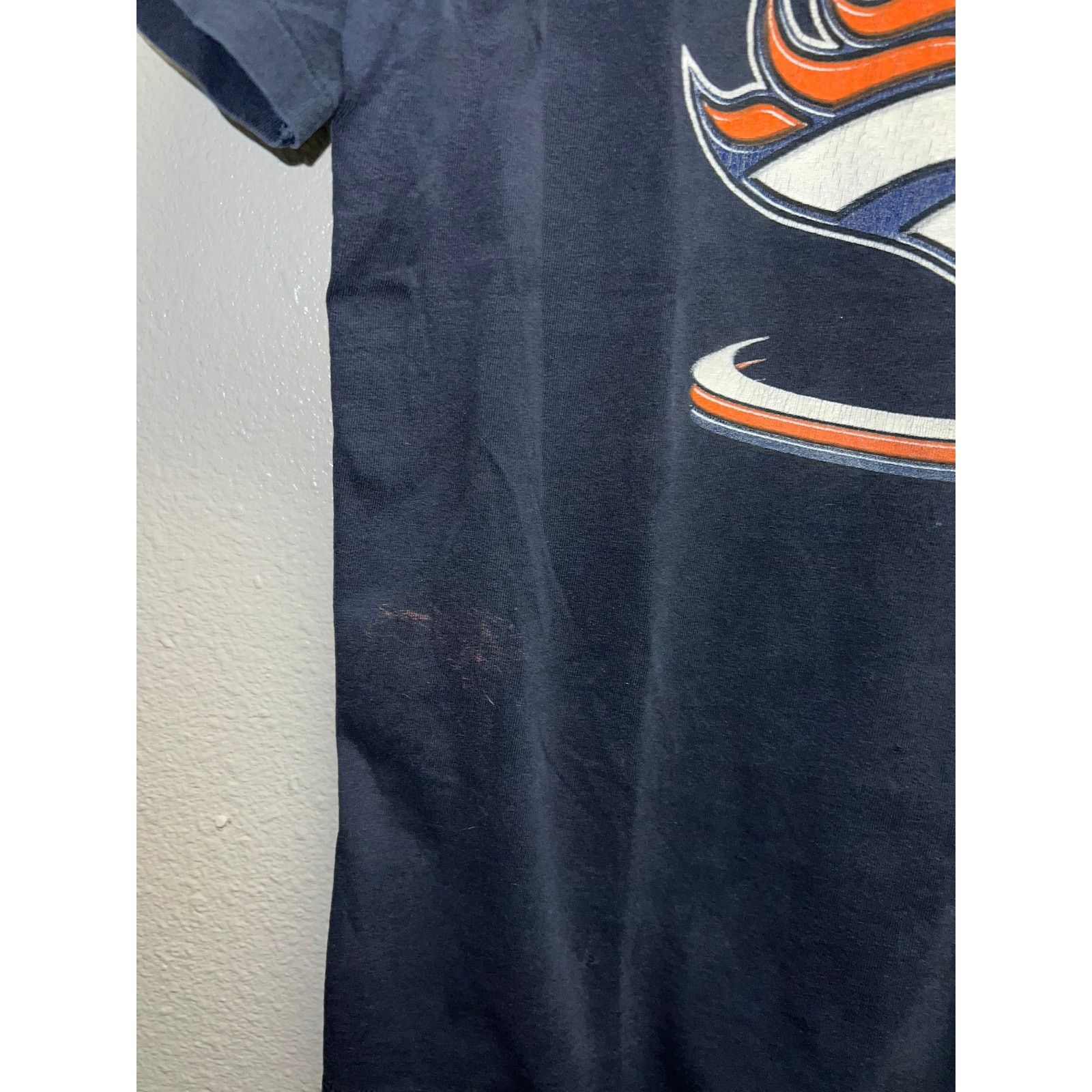 Vintage Vintage Denver Broncos Blue Shirt Logo NFL Football 90s Tee Size US L / EU 52-54 / 3 - 5 Thumbnail