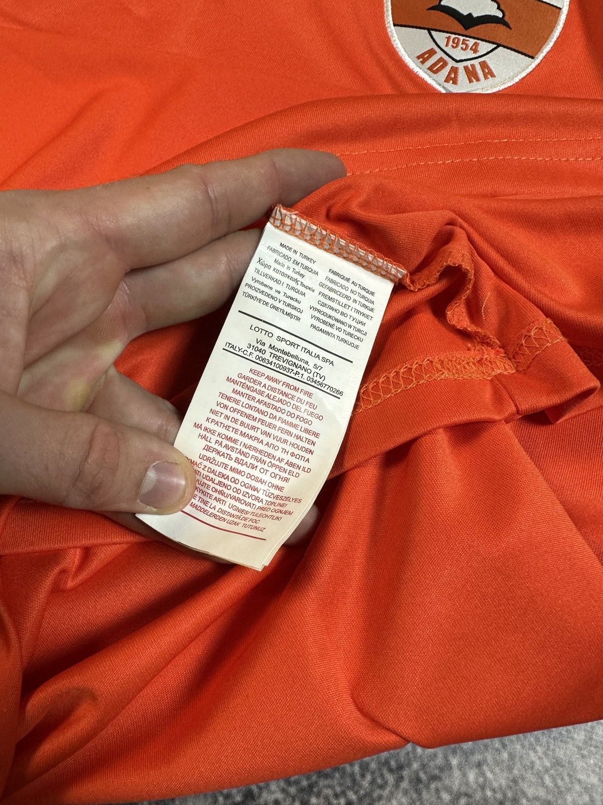 Lotto Sport Vintage Lotto Adanaspor Soccer Jersey Streetwear Rare L Size US L / EU 52-54 / 3 - 4 Thumbnail