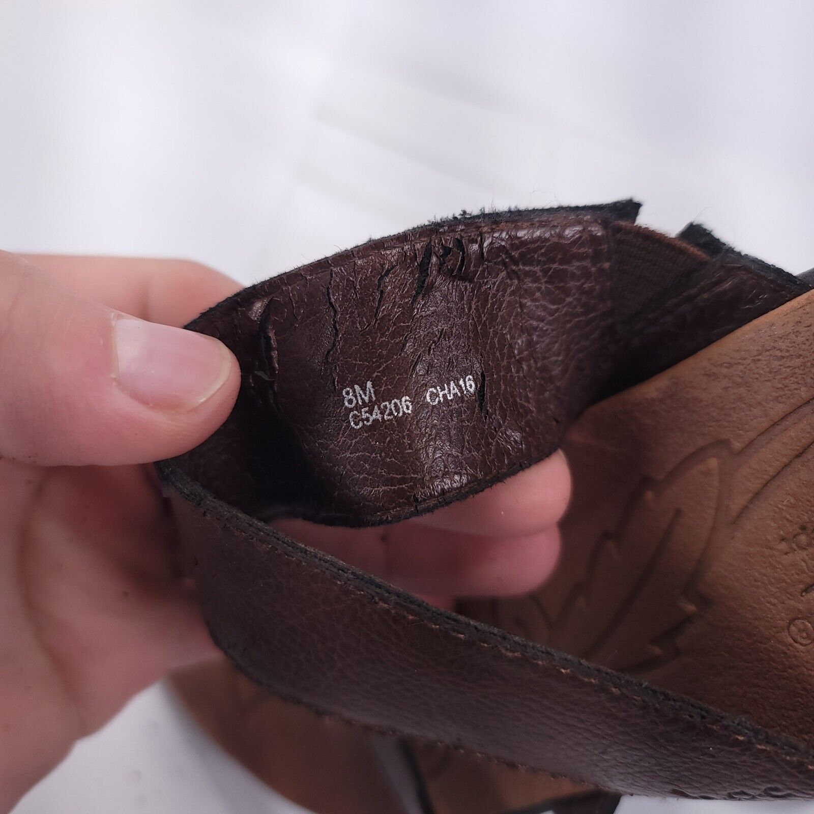 Born Born boc Leather Thong Sandal Womens Size 8 C54206 Brown Size US 8 / IT 38 - 8 Thumbnail