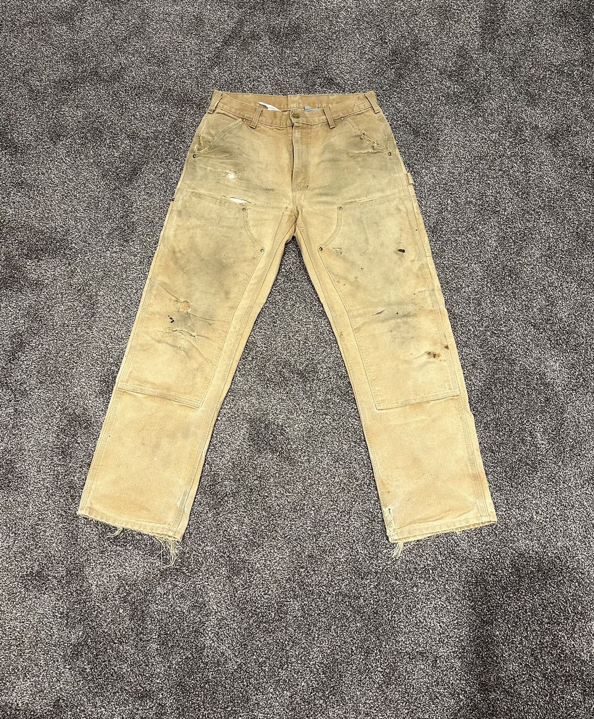 Carhartt × Vintage Carhartt Double Knee Pants Size US 32 / EU 48 - 1 Thumbnail