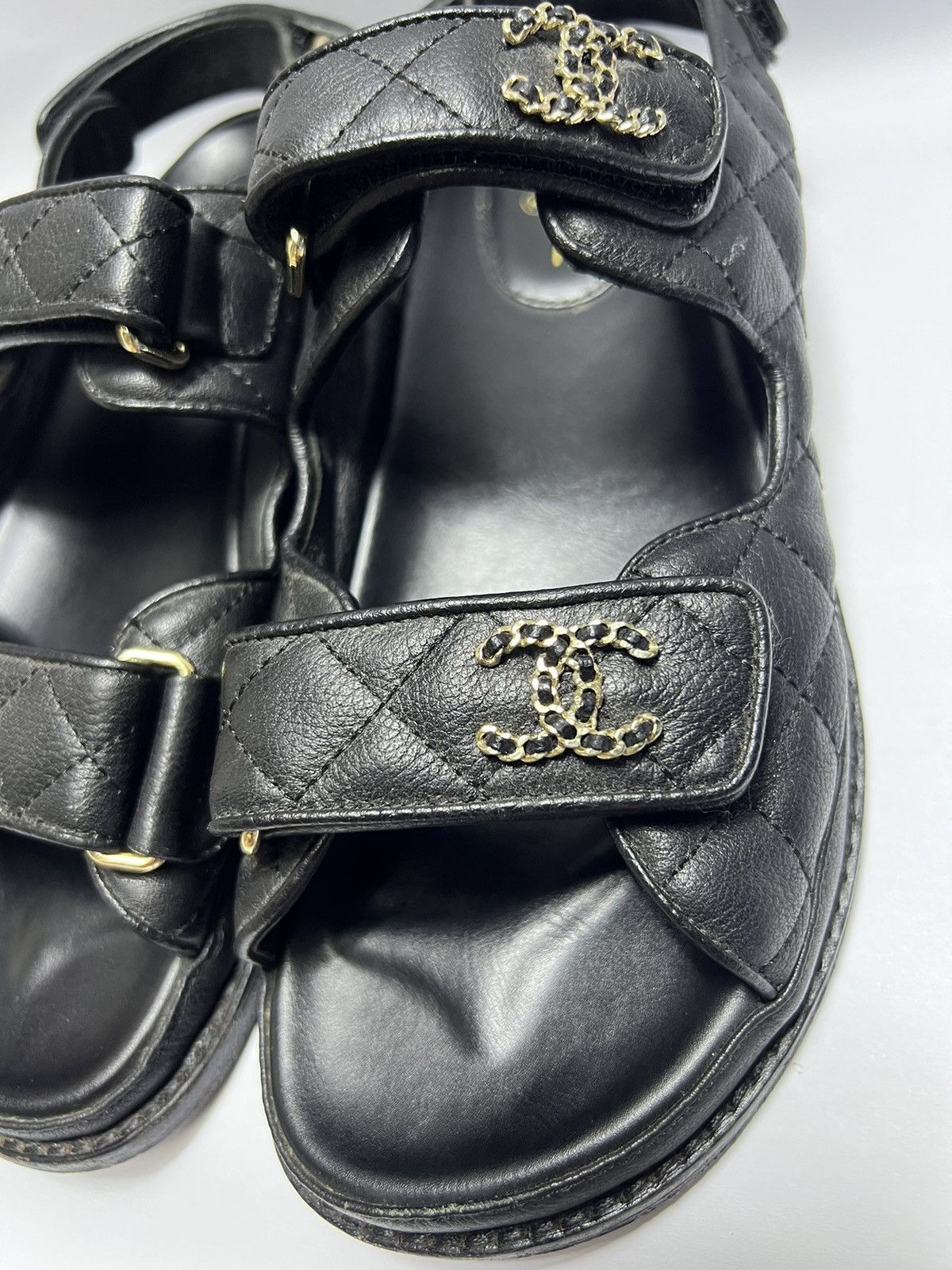 Chanel Chanel - Quilted Dad Sandals Size US 10 / IT 40 - 7 Thumbnail