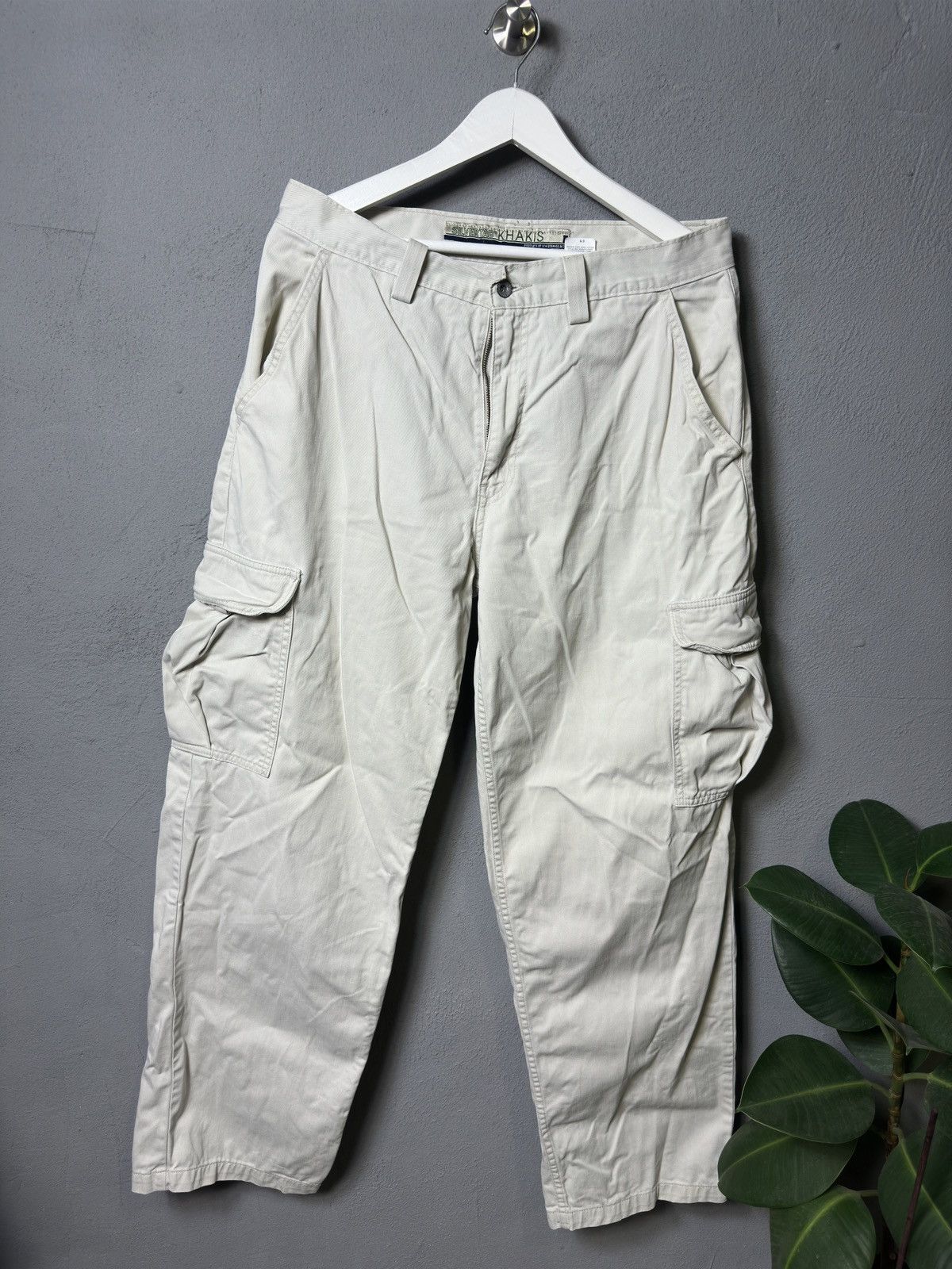 Levi's × Levi's Vintage Clothing × Vintage VINTAGE LEVI'S KHAKIS SILVER TAB WIDE BAGGY CARGO PANTS Size US 33 - 1 Thumbnail