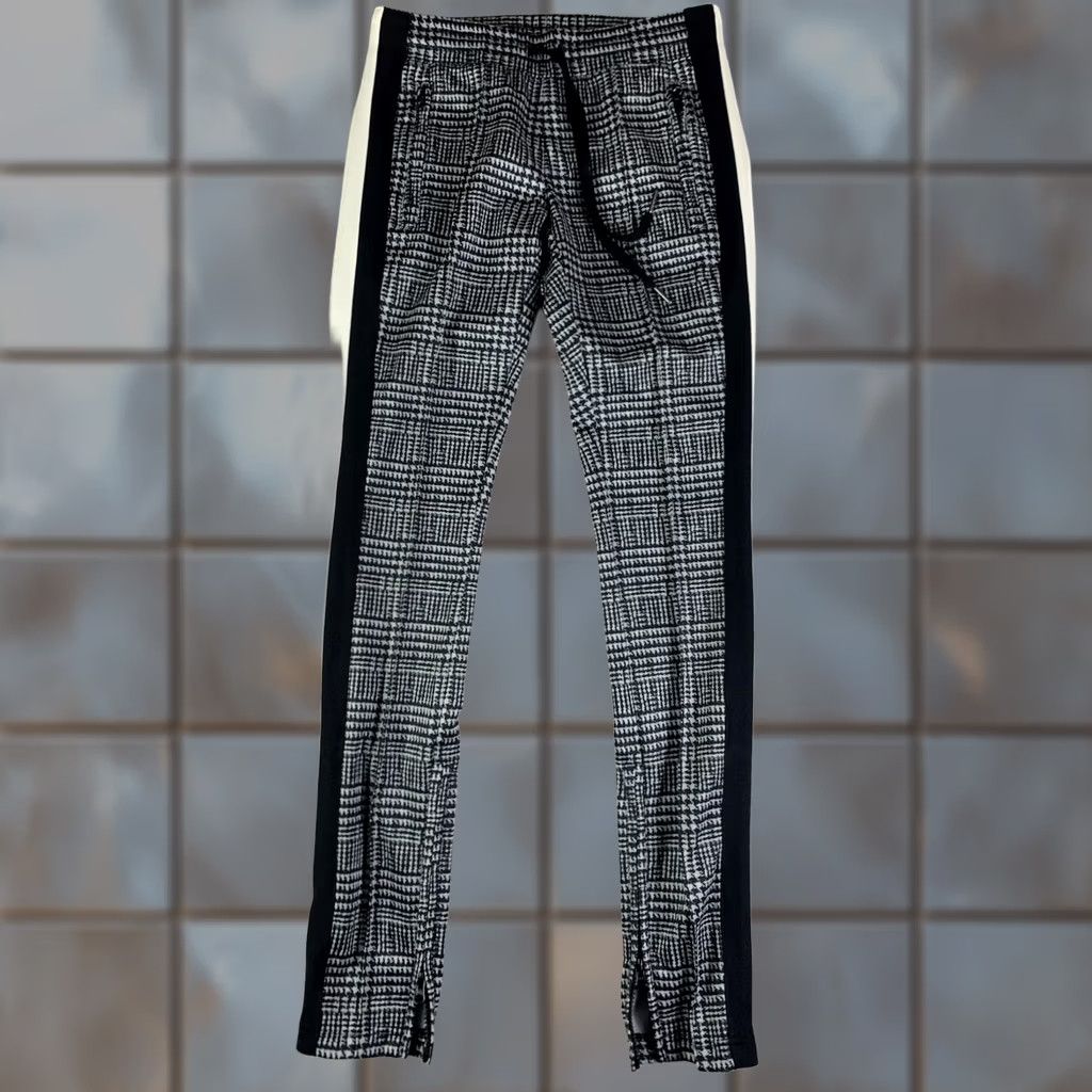 Vintage Pam & gela pants glen tart ankle zip Women sz P (Fits 28x32) Black Elastic Waist Size 28" / US 6 / IT 42 - 1 Thumbnail