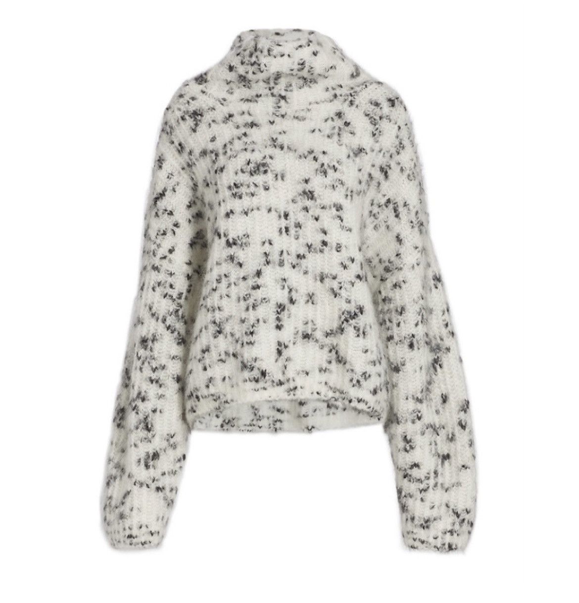 Toteme Totême Mohair And Wool-Blend Turtleneck Sweater Size L / US 10 / IT 46 - 1 Thumbnail