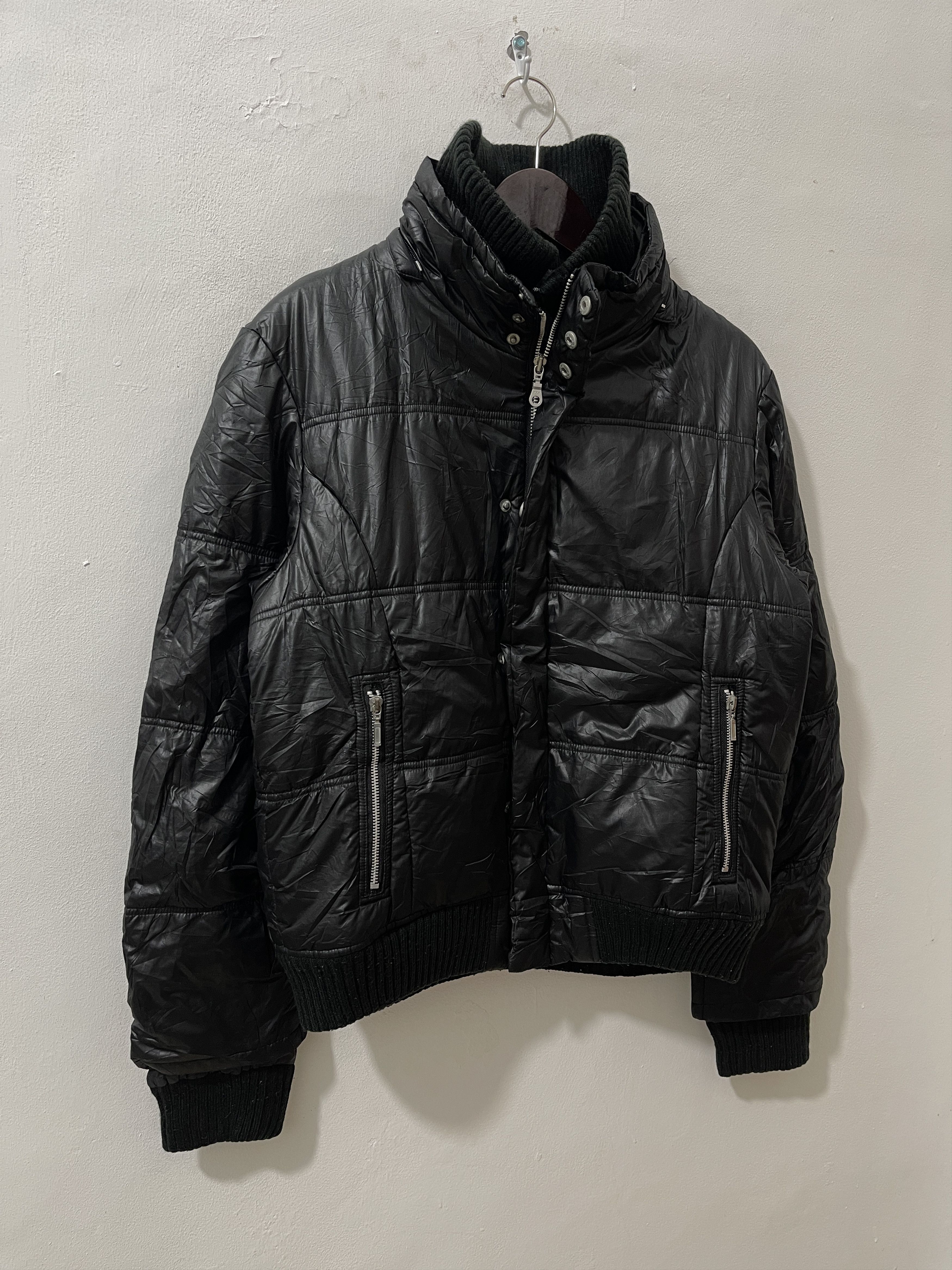Japanese Brand 2000s Moderm Japan Archive Fur Puffer LGB Vkei Style Jacket Size US L / EU 52-54 / 3 - 3 Thumbnail