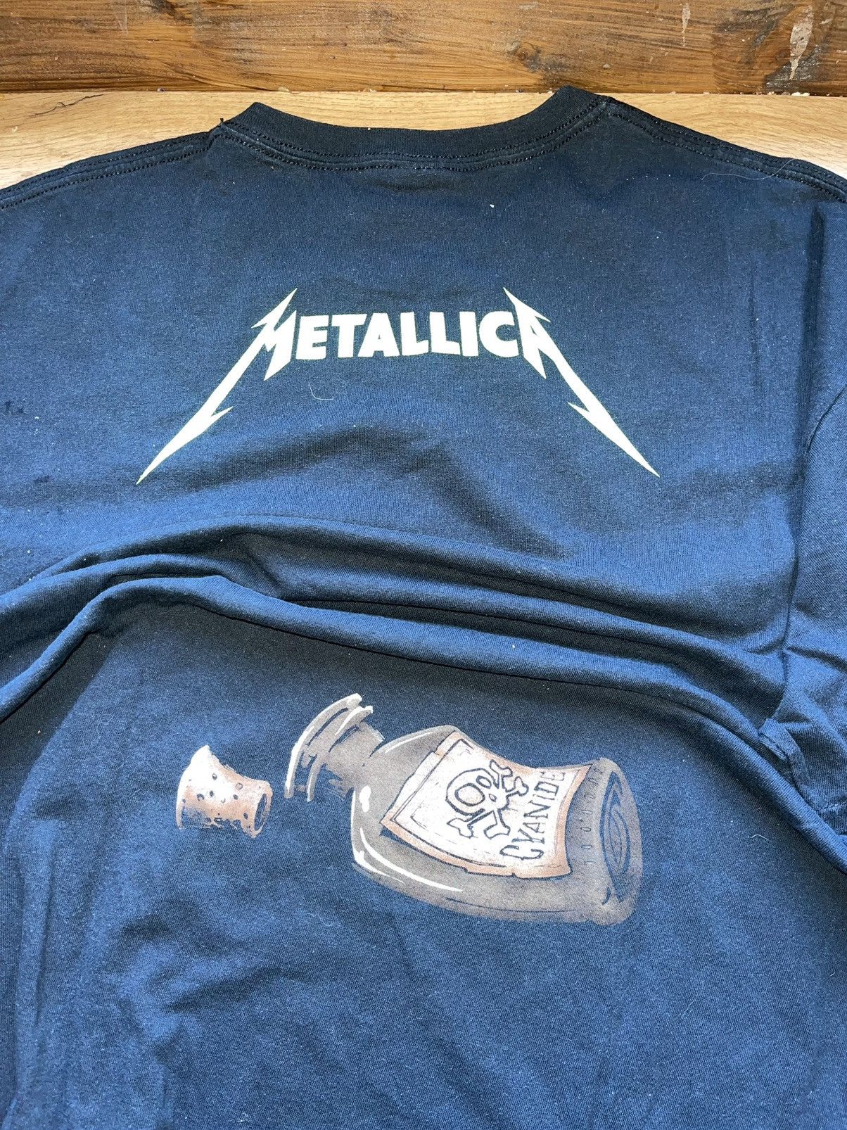 Band Tees × Metallica × Vintage 2014 Metallica Cyanide Black Shirt Size US XL / EU 56 / 4 - 5 Thumbnail