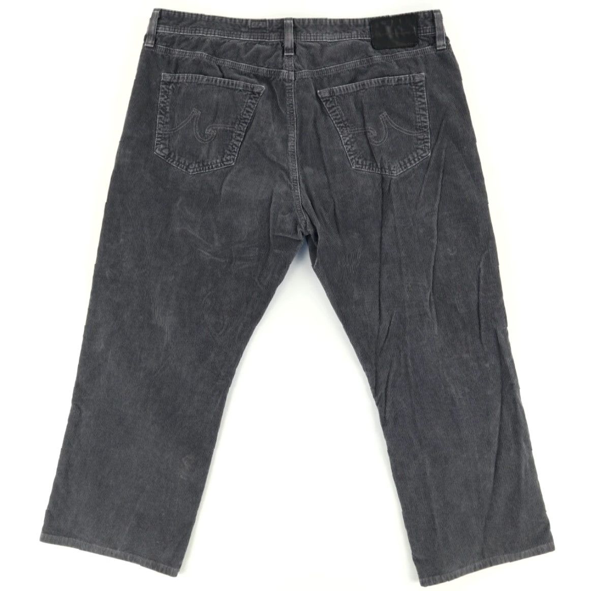 Vintage Adriano Goldschmied Protege Cotton Corduroy Chino Pants Gray Men's 40 Size US 40 / EU 56 - 4 Thumbnail