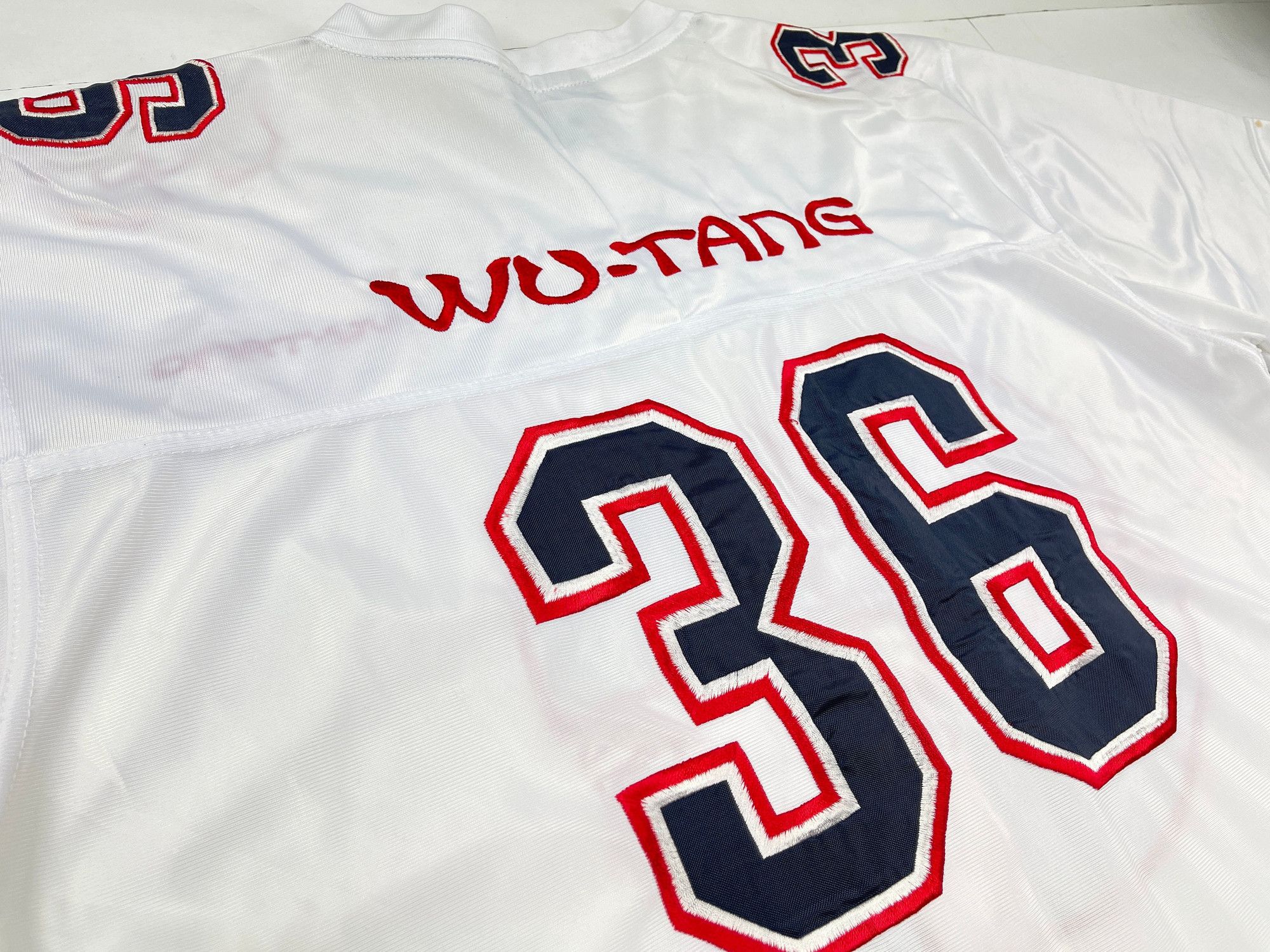 WU WEAR t-shirt, vintage hip hop jersey, 90s Wu-Tang Clan XL