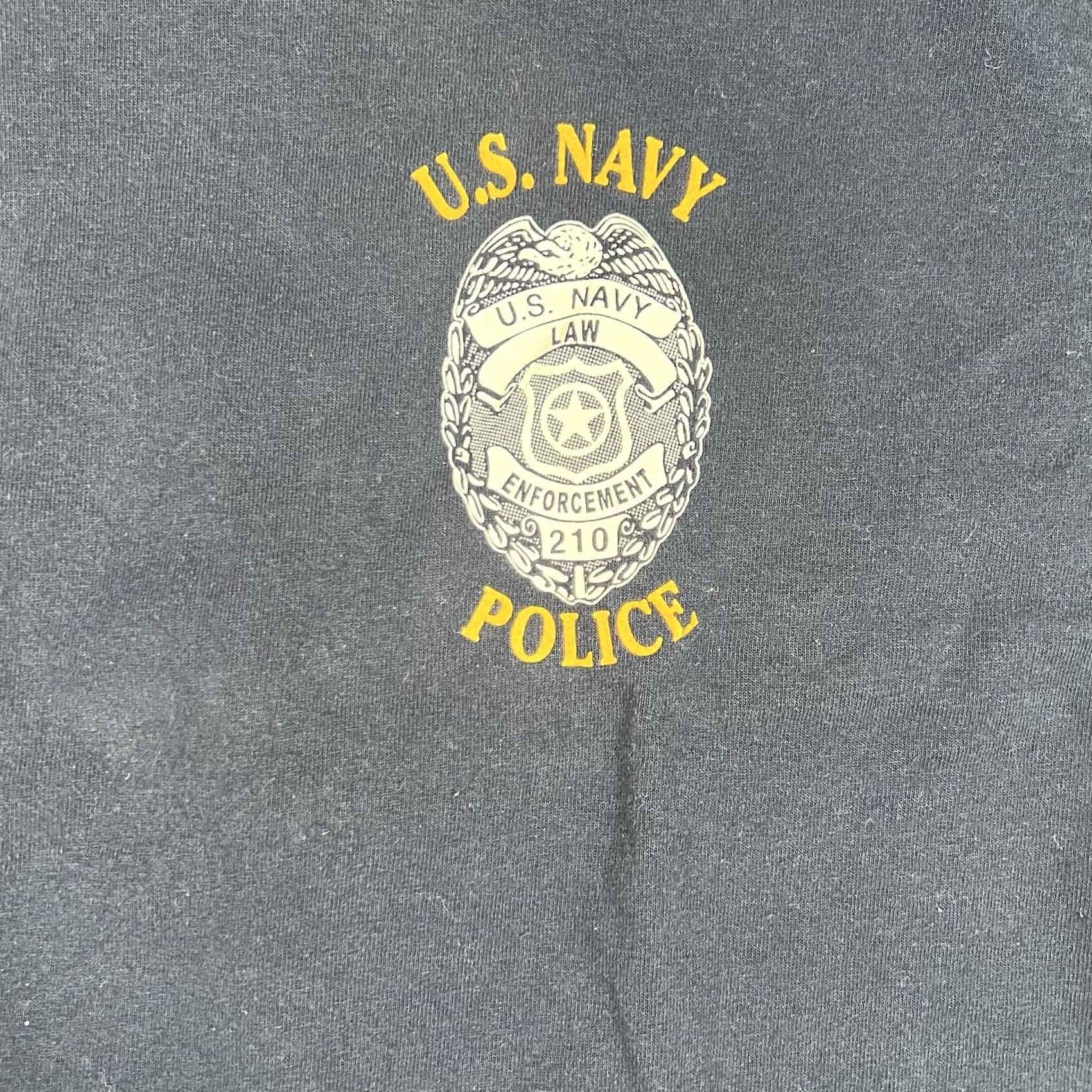 Gildan VINTAGE 2003 Us Navy Police Tshirt T-Shirt Gildan Size Large Blue Men L Regular Shirts Mens Size US L / EU 52-54 / 3 - 4 Thumbnail