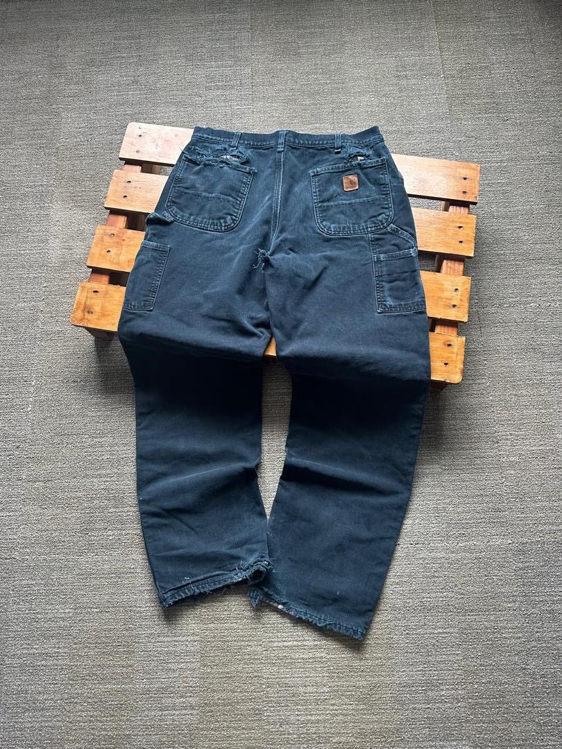 Carhartt CARHARTT CARPENTER RIPPED JEANS Size US 34 / EU 50 - 1 Thumbnail