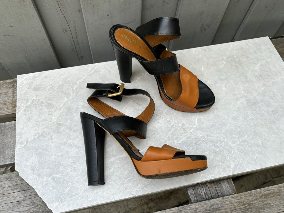 Fendi × Vintage Vintage Fendi High Heels Italy 40 - 5 inch
