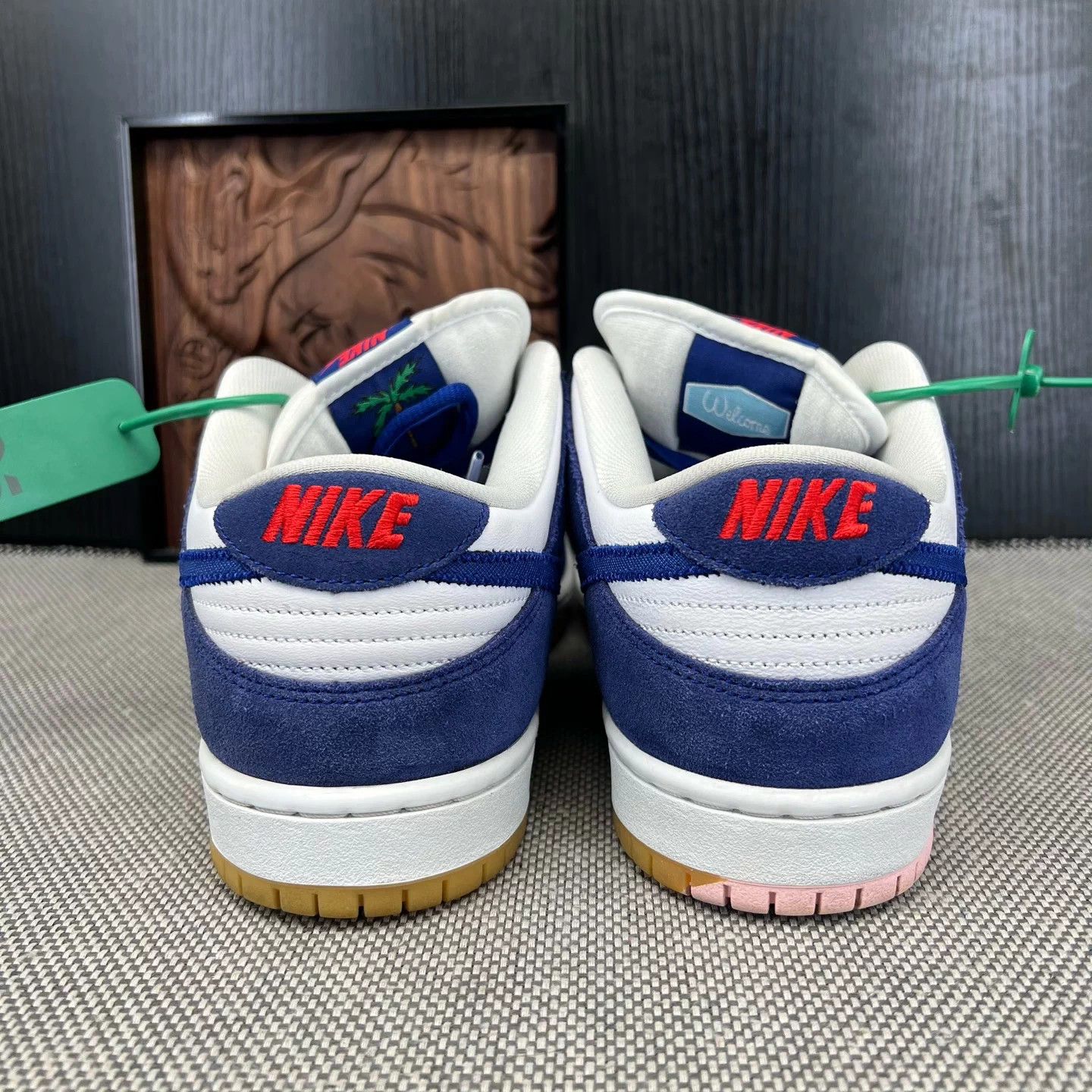 Nike Nike Dunk SB Low White Blue LA Size 45 Size US 12 / EU 45 - 7 Thumbnail