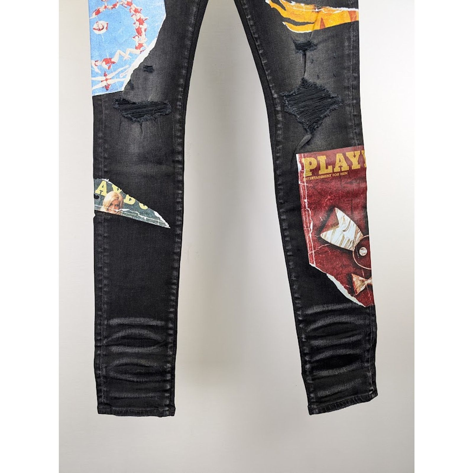 Amiri o1rshd1 Q:2 / Playboy Magazine Jean in Aged Black Size US 33 - 4 Thumbnail