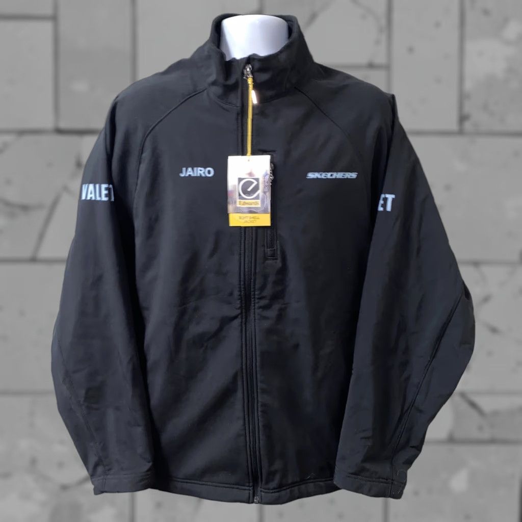 SKECHERS Edwards Skechers Jacket Mens L Tall Black Fleece Lined Softshell Full Zip NWT Toys? Size US L / EU 52-54 / 3 - 1 Thumbnail