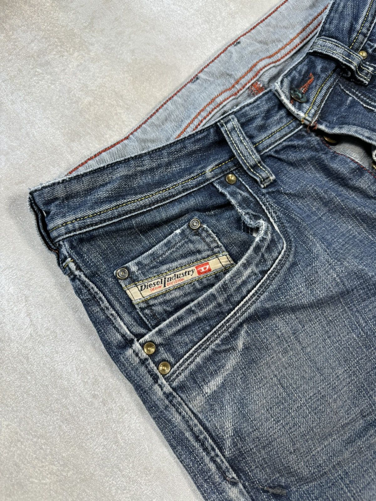 Diesel × Diesel Black Gold Diesel Destresed Trapper Jeans Size US 30 / EU 46 - 6 Thumbnail