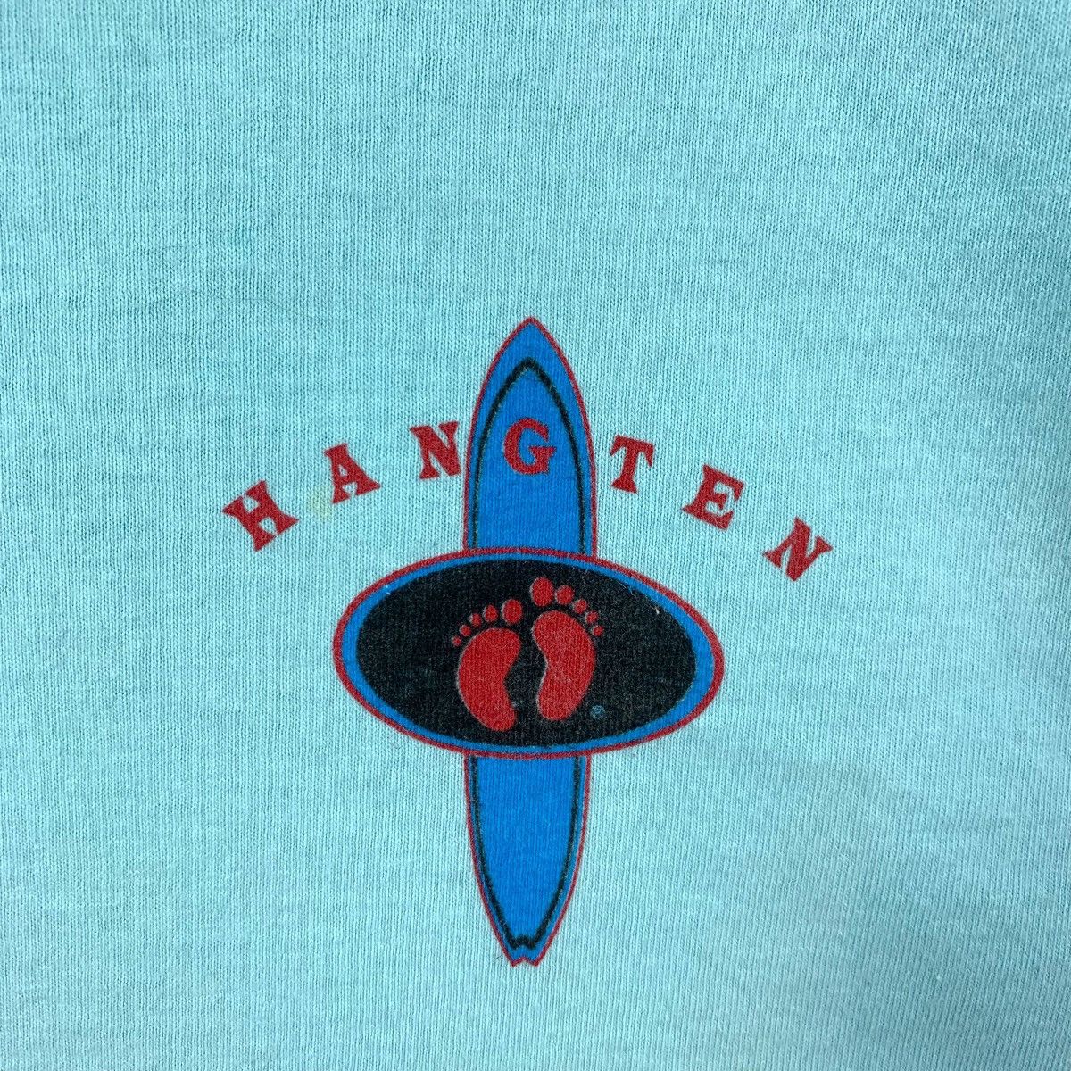 Hang Ten × Vintage Vintage 80's HANG TEN Graphic Surf Tee Shirt Medium Size Size US M / EU 48-50 / 2 - 6 Thumbnail