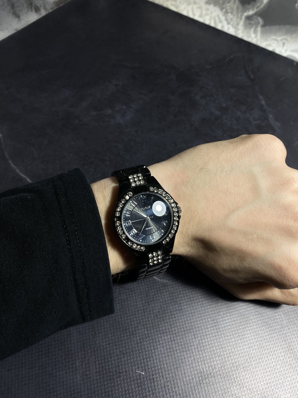 Vintage Goldlis crystal watch with Japanese brand Size ONE SIZE - 2 Thumbnail