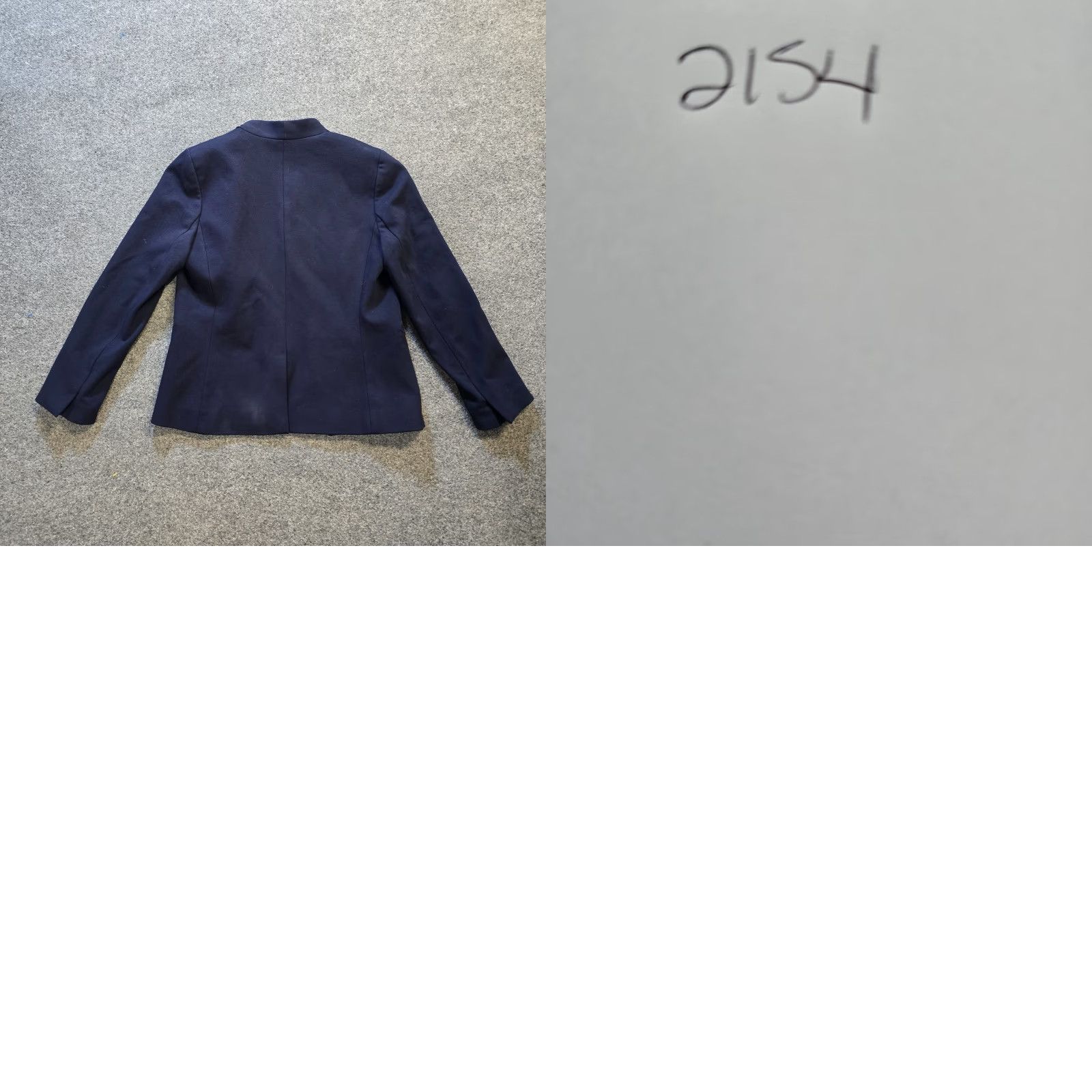 J.Crew J.CREW Blazer Womens Size 8 Blue Open Front Stretch Capsule Minimalist Career Shirt Size M / US 6-8 / IT 42-44 - 8 Thumbnail