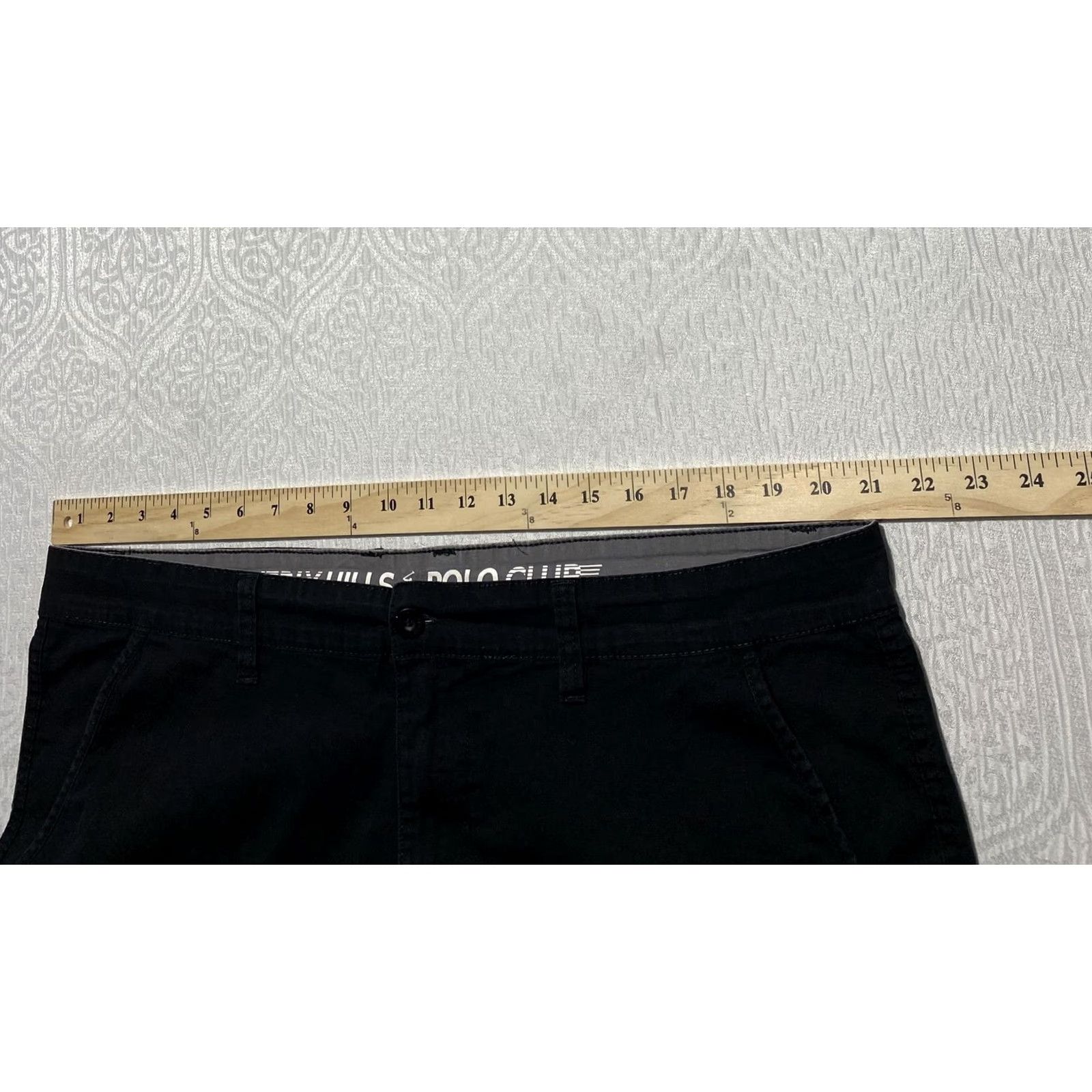 Beverly Hills Polo Club Beverly Hills Polo Club Shorts Mens 42 Black Cargo Stretch Cotton Pockets Casual Size US XL / EU 56 / 4 - 3 Thumbnail