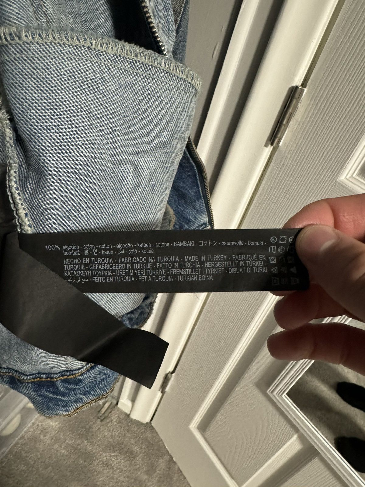 Rhude × Zara Rhude x ZARA Denim Jacket Size US L / EU 52-54 / 3 - 6 Thumbnail