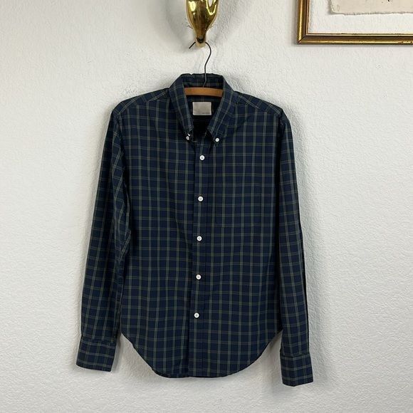 Band Of Outsiders Band of Outsiders Tartan Plaid Gridded Button Down Men's Shi Size US M / EU 48-50 / 2 - 2 Thumbnail