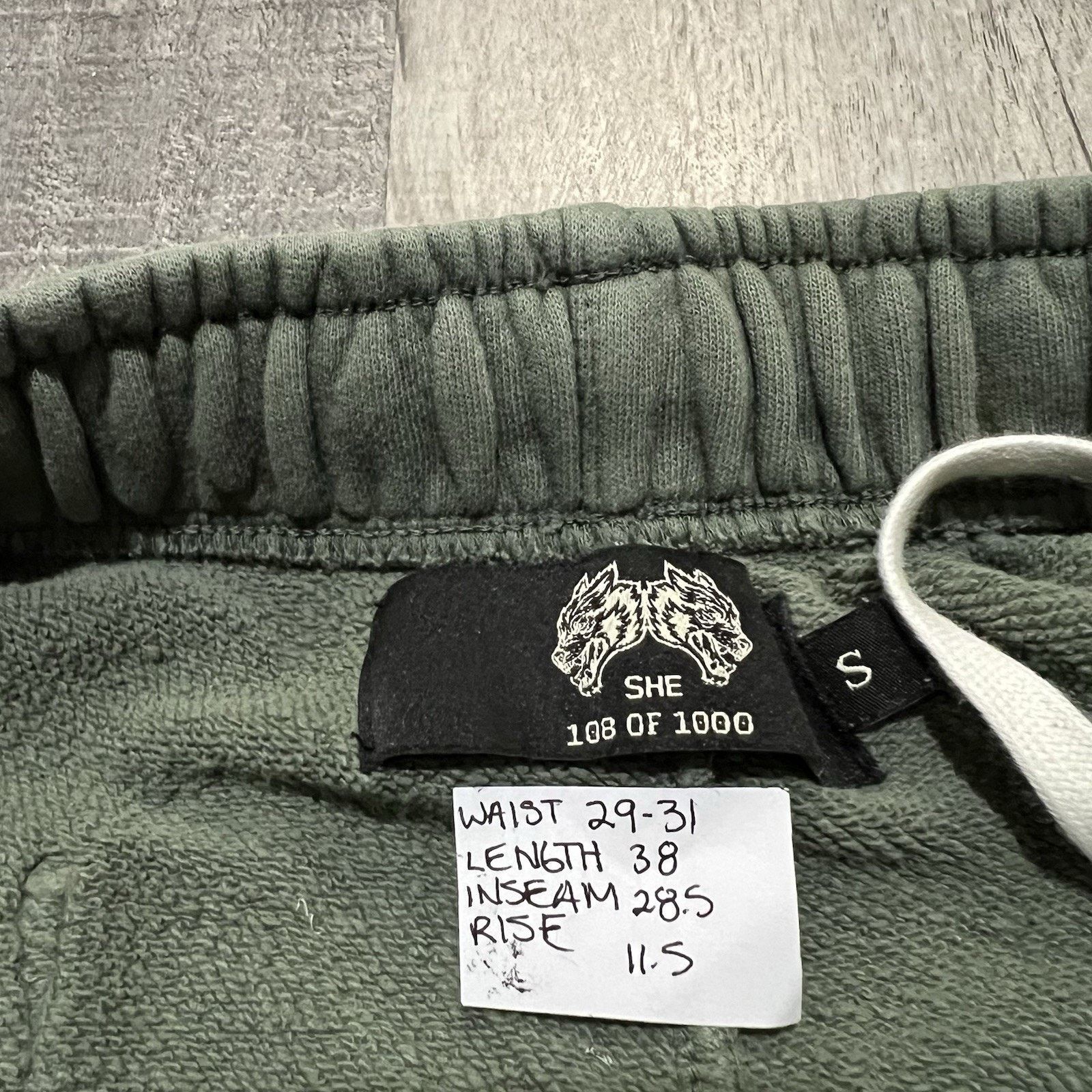 Darc Sport Darc Sport Wolves SHE Crop Hoodie Sweatpants Suit Small #108 Size 30" / US 8 / IT 44 - 9 Thumbnail