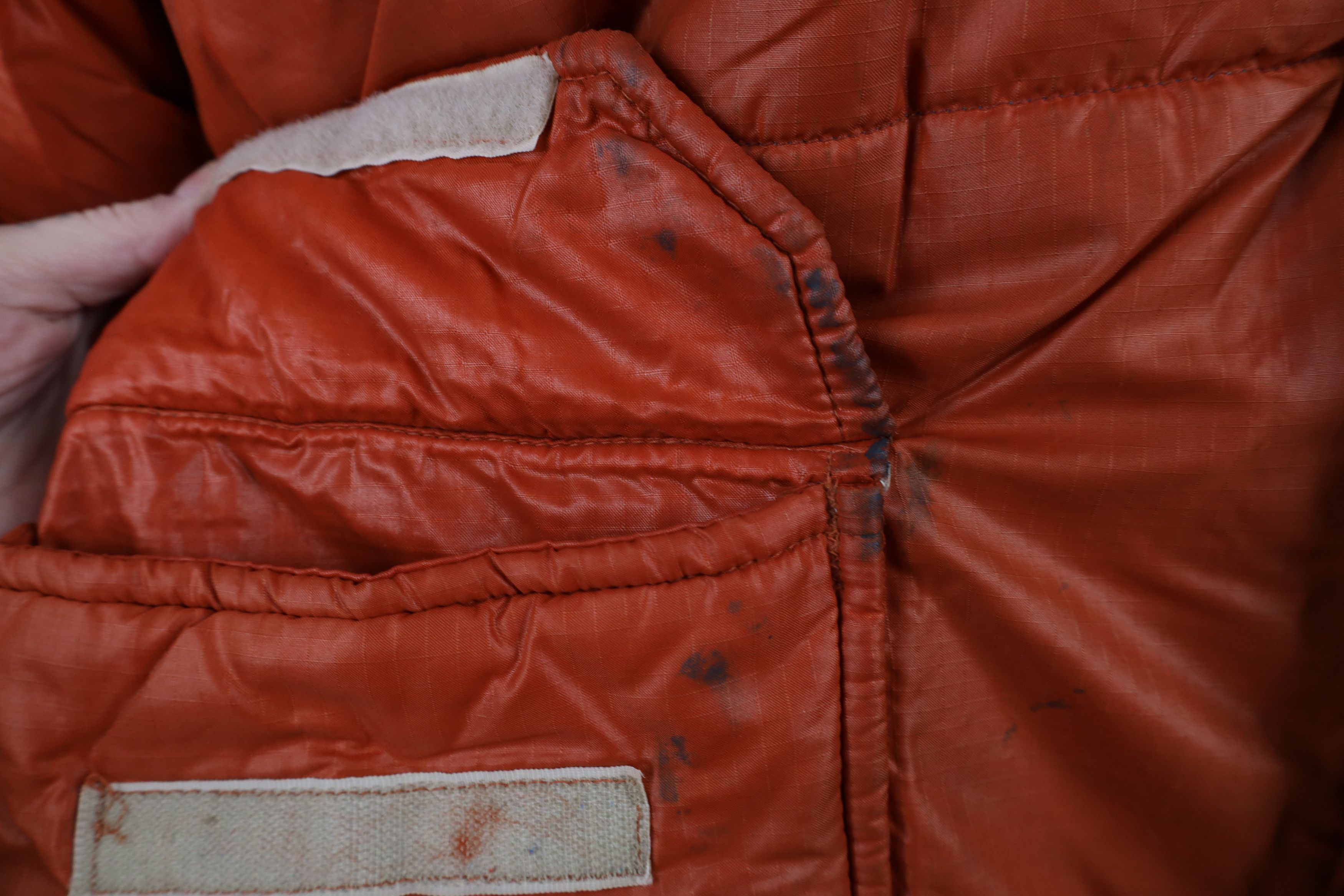 Vintage Vintage 70s Streetwear Winter Puffer Jacket Orange USA Size US XL / EU 56 / 4 - 5 Thumbnail